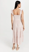 Opt Lazy Afternoon Dress In Pink Plaid