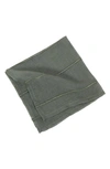 Pom Pom At Home Rutherford Set Of 4 Napkins In Moss
