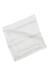 Pom Pom At Home Rutherford Set Of 4 Napkins In White