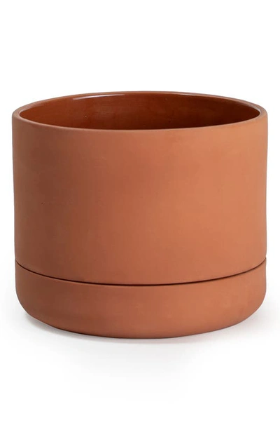 Greenery Unlimited Franklin 17 Self Watering Planter In Terracotta ...