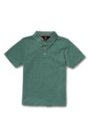 Volcom Kids' Wowzer Polo In Hydro Blue