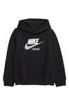 Nike Sportswear Club Fleece Chicago Big Kids' Pullover Hoodie In Black