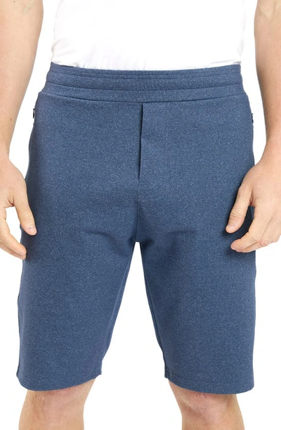 Public Rec All Day Every Day Sweatshorts In Heather Navy