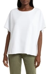 Frank & Eileen Capelet Sweatshirt In White