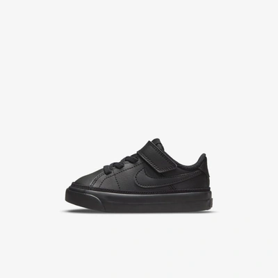 Nike Court Legacy Baby/toddler Shoes In Black,anthracite,black
