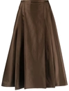 MARNI PLEATED A-LINE SKIRT