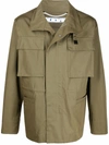 Off-white Fw21 Arrow Pattern Jacket Version Green