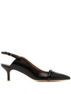 Malone Souliers Marion 45mm Slingback Pumps In Black