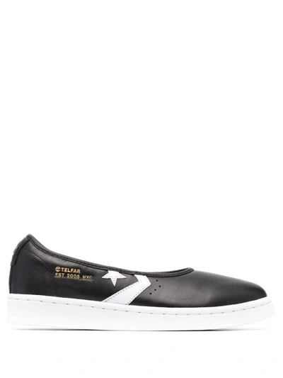 Telfar X Converse Pro Leather Slip-on Trainers In Black