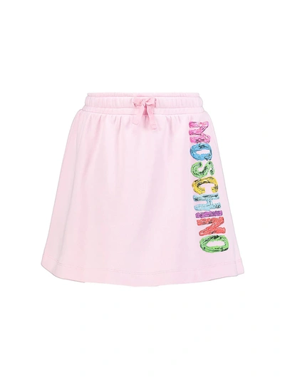Moschino Kids Skirt For Girls In Pink