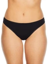 On Gossamer Cabana Cotton Low Rise Hip G Thong 3-pack In Black