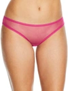 On Gossamer Gossamer Mesh Hip Bikini In Cherry Magenta