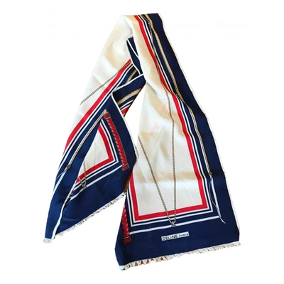 Pre-owned Celine Silk Scarf In Multicolour