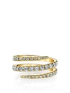 ANITA KO 18K GOLD DIAMOND COIL RING