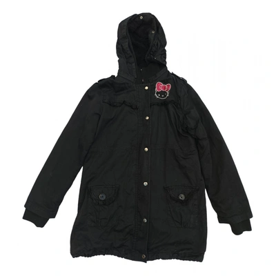 Pre-owned Hello Kitty Coat In Black