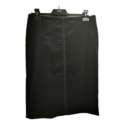 Pre-owned Gucci Velvet Mid-length Skirt In Black