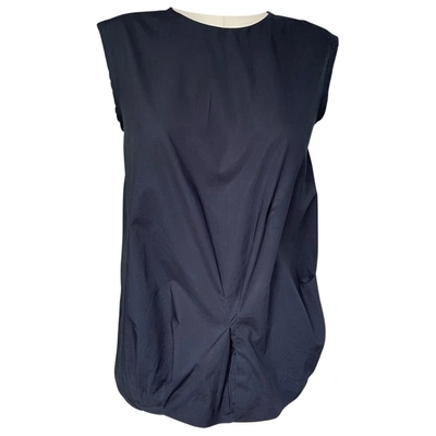Pre-owned Marni Blouse In Navy