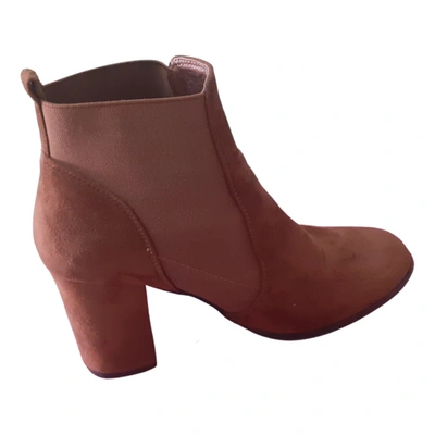 Pre-owned Anna Field Ankle Boots In Camel