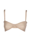 Khaite Eda Knitted Cashmere Bralette In 953custard