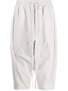 JULIUS CROPPED DROP-CROTCH TRACK PANTS