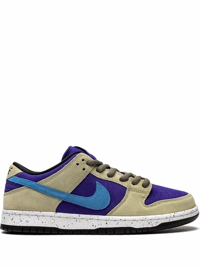 Nike Dunk Low Sb Trainers In Green