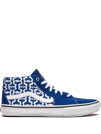 Vans X Supreme Grosso Mid Sneakers In Blue