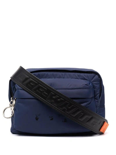 Off-white Logo-print Belt Bag In Blau