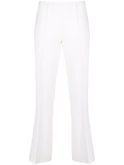 P.a.r.o.s.h Lili Cropped Trousers In Weiss