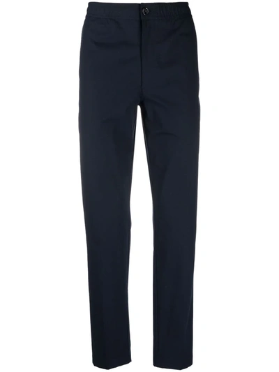 Theory Mayer New Tailor 2 Wool Dress Pants In Navy