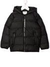 GIVENCHY HOODED ZIP-UP DOWN JACKET