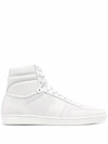 SAINT LAURENT SL24 PANELLED HIGH-TOP SNEAKERS