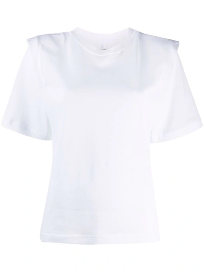 Isabel Marant Layered-detail Cotton T-shirt In White