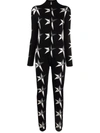 PERFECT MOMENT STAR-INTARSIA JUMPSUIT