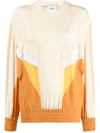 STELLA MCCARTNEY SUSAN PATCHWORK-DESIGN SWEATSHIRT