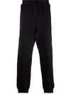 Valentino Vltn-print Track Pants In Schwarz