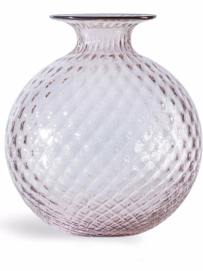 Venini Monofiori Balloton Vase In Pink