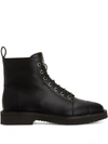 GIUSEPPE ZANOTTI THORA LACE-UP ANKLE BOOTS