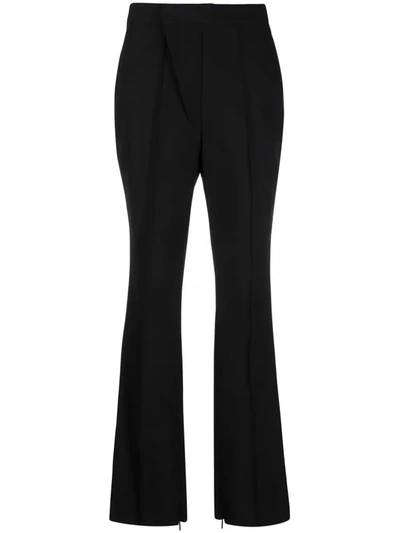 Ambush Logo Waistband Flared Leggings In Black