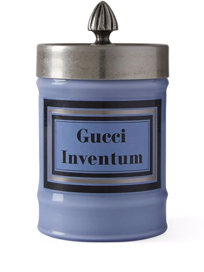 Gucci Inventum-scented Murano-glass Candle In Sea Clear Blue