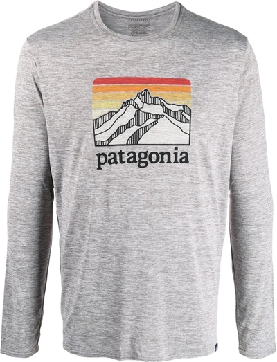 Patagonia Logo-print T-shirt In 灰色