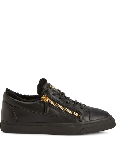 Giuseppe Zanotti Nicki Low-top Sneakers In 黑色