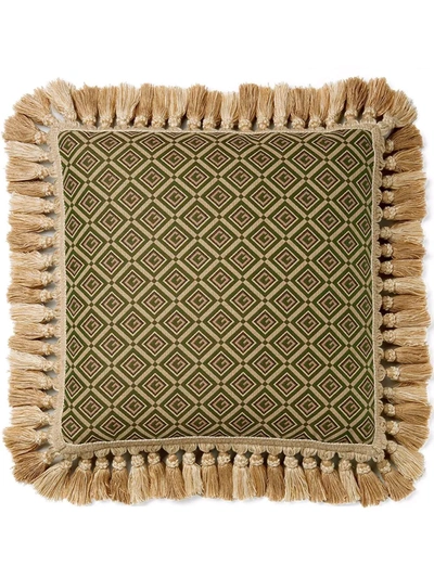 Gucci Gg Damier Square Cushion In 褐色