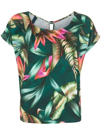 Lygia & Nanny Sima Leaf-print T-shirt In Green