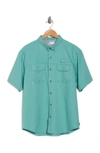 Union Denim Ub Tech Fishing Shirt In Geode Green
