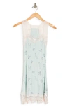 Honeydew Ahna Rayon Chemise In Chilled Cactus