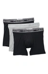 Calvin Klein Boxer Briefs In 8q7 Blk/wfg/blk