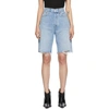 AGOLDE BLUE 90S MID-RISE LOOSE SHORTS