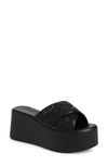 KARL LAGERFELD RAMONA PLATFORM SLIDE SANDAL