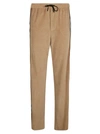 Dsquared2 Side Stripe Drawstring Waist Track Pants In Camel