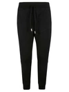 Dsquared2 Drawstring Stretch-fit Track Pants In Black